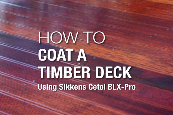 How to Coat a Timber Deck using Sikkens Cetol BLX-Pro