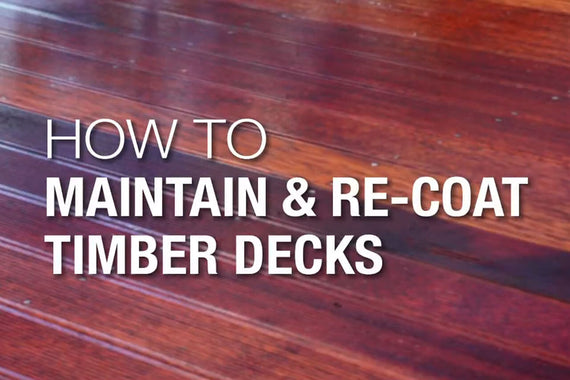 How to Maintain & Re-Coat Timber Decks
