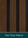Two Tone Walnut - Resistance 3D Panelling