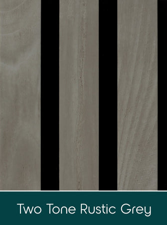Two Tone Rustic Grey - Resistance 3D Panelling