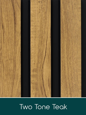 Two Tone Teak - Resistance 3D Panelling