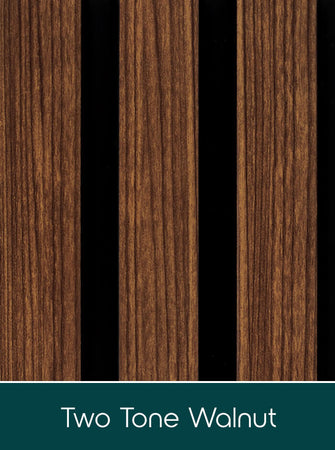 Two Tone Walnut - Resistance 3D Panelling