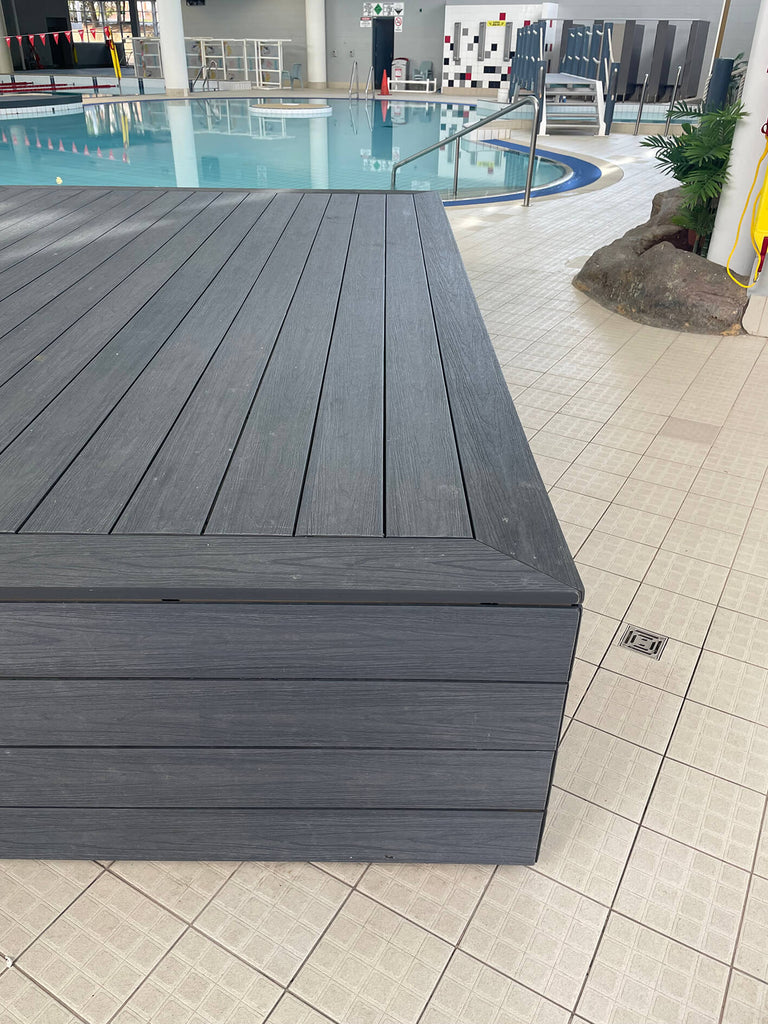 Charcoal Composite Decking - Abbey TImber