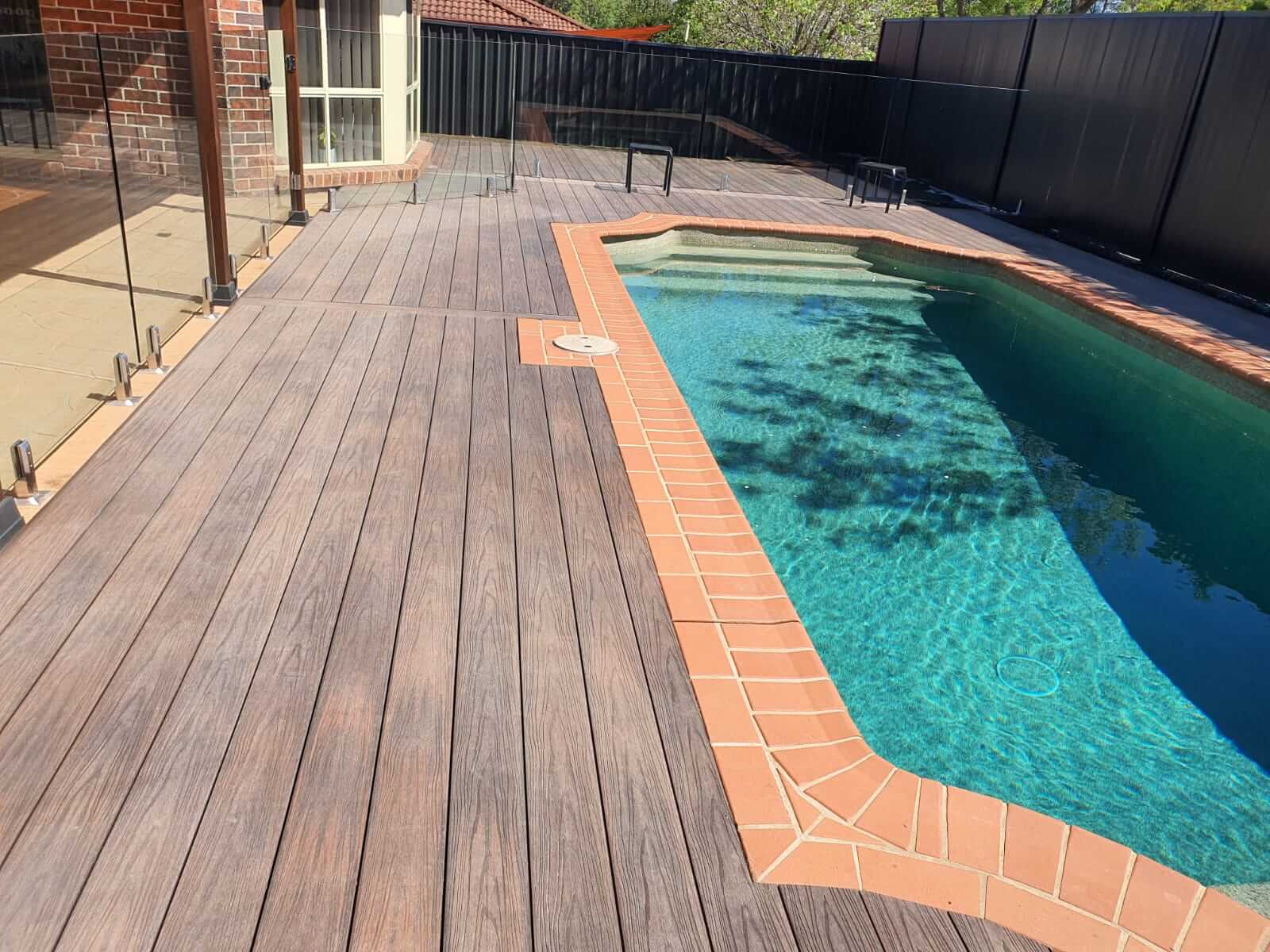 Walnut Composite Decking - Abbey Timber