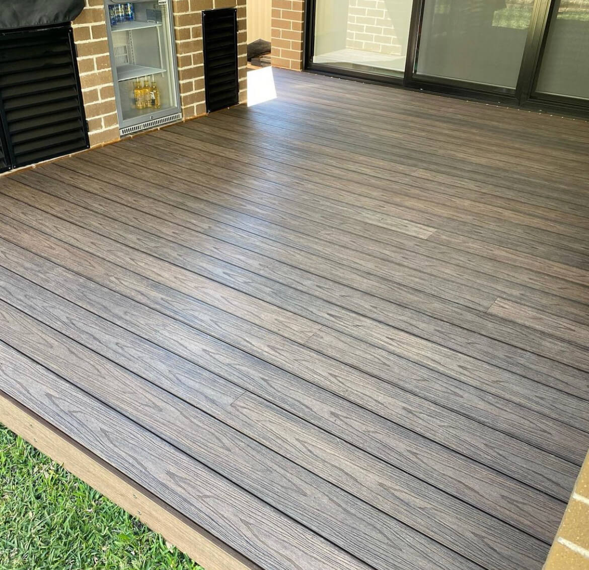 Walnut Composite Decking - Abbey Timber